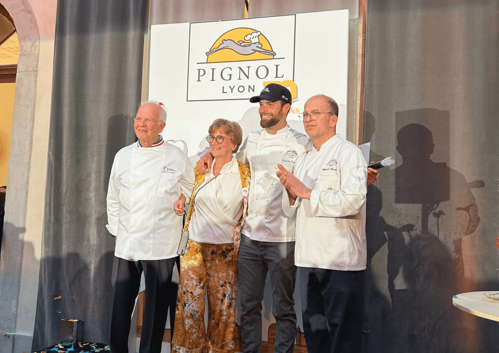 Photo de la famille Pignol au Carré Fourvière