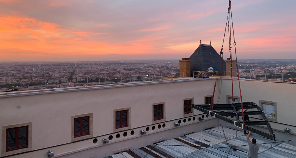 Travaux Fourvière Lyon